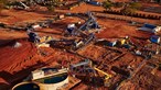 Công nhân tại một công ty khai thác hồng ngọc ở miền bắc Mozambique đã tạm dừng một phần hoạt động
